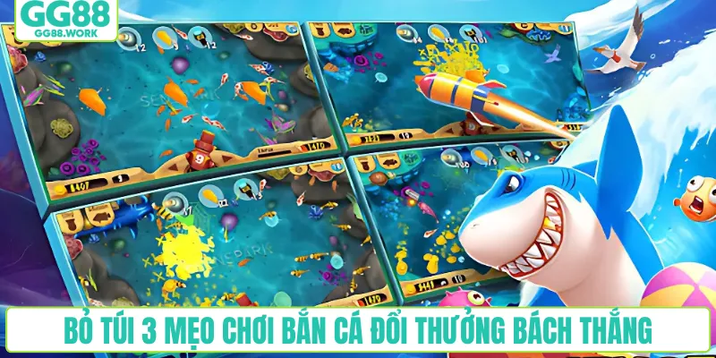Bỏ túi 3 mẹo chơi bắn cá đổi thưởng bách thắng